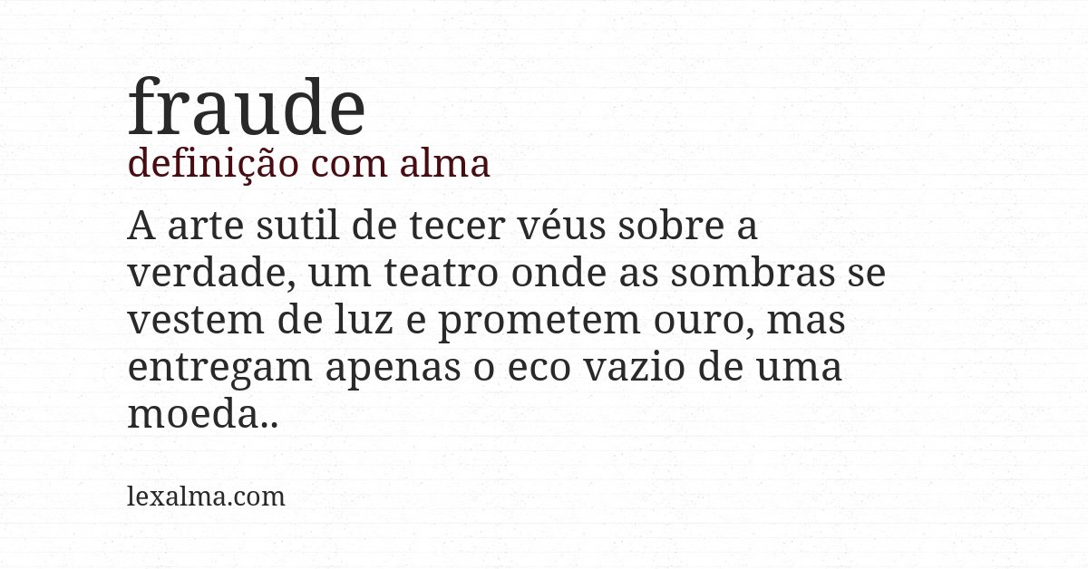 Definição com alma de fraude