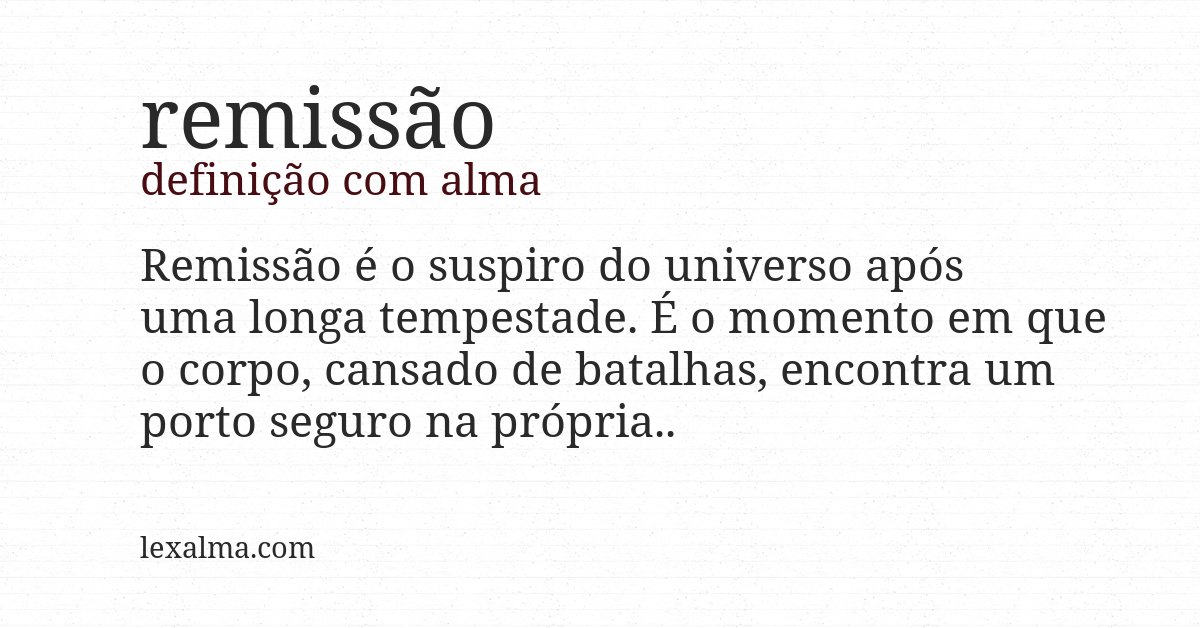 Definição com alma de remissão