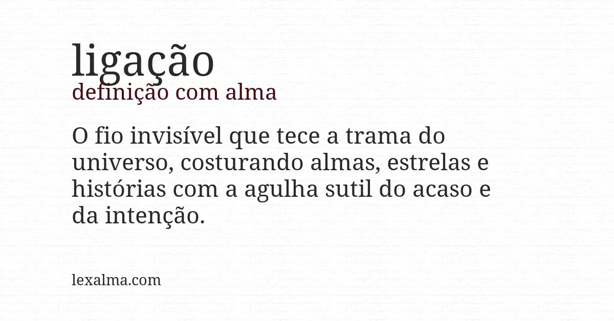 Definição com alma de ligação