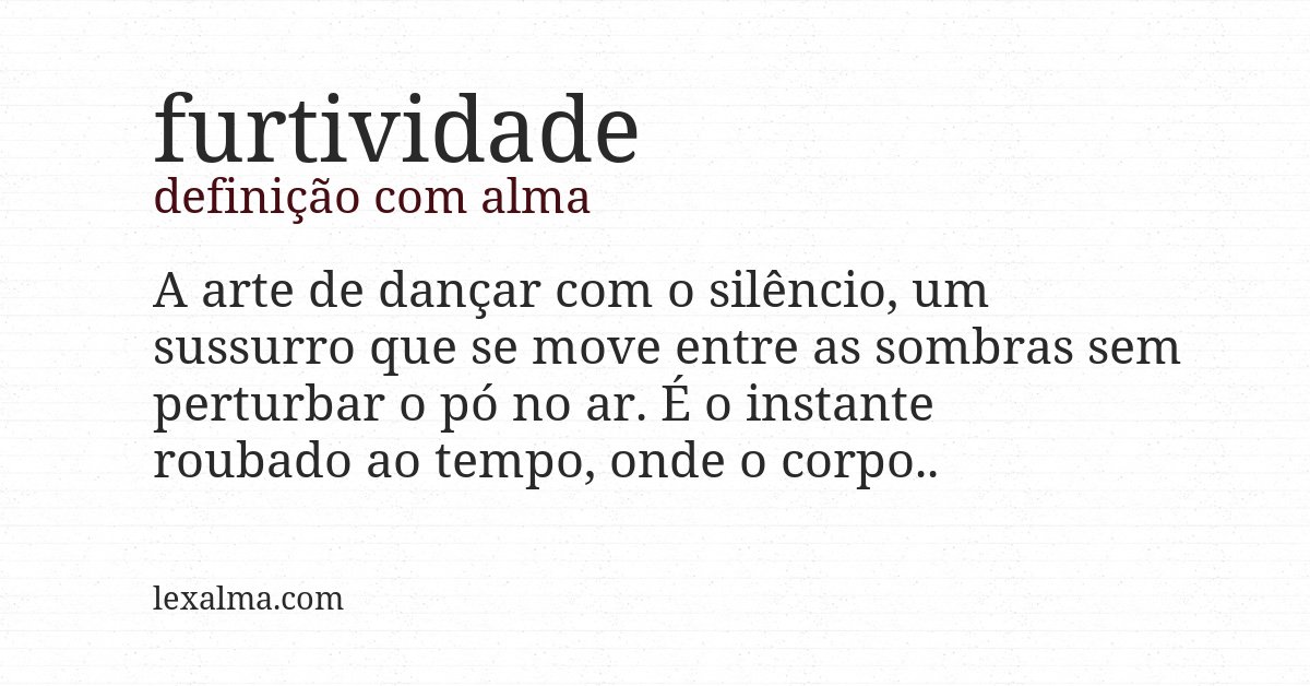 Definição com alma de furtividade