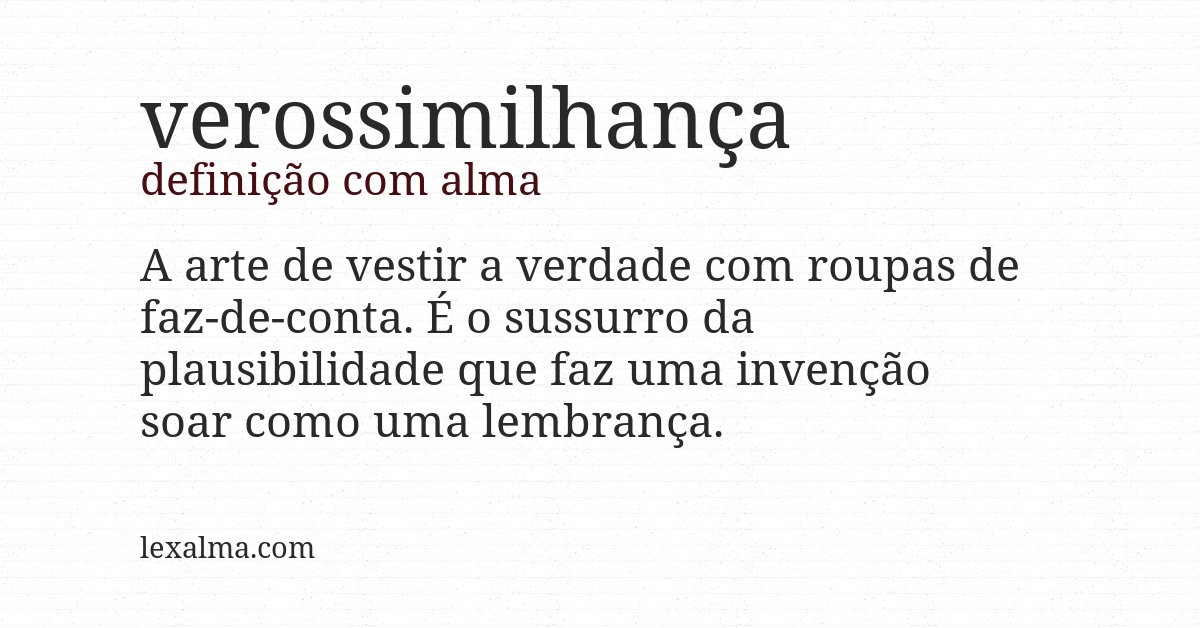 Definição com alma de verossimilhança