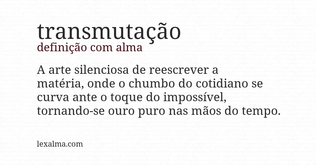 Definição com alma de transmutação