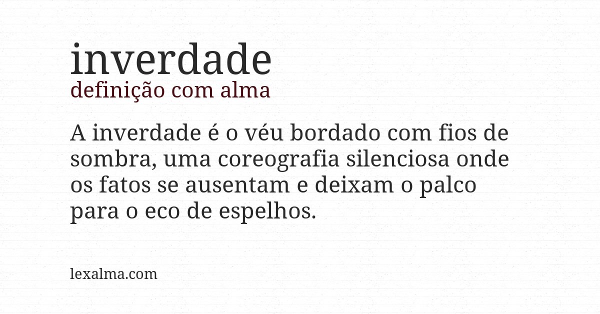 Definição com alma de inverdade