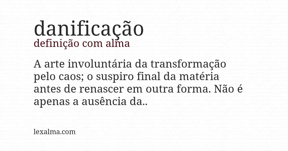 Definição com alma de danificação
